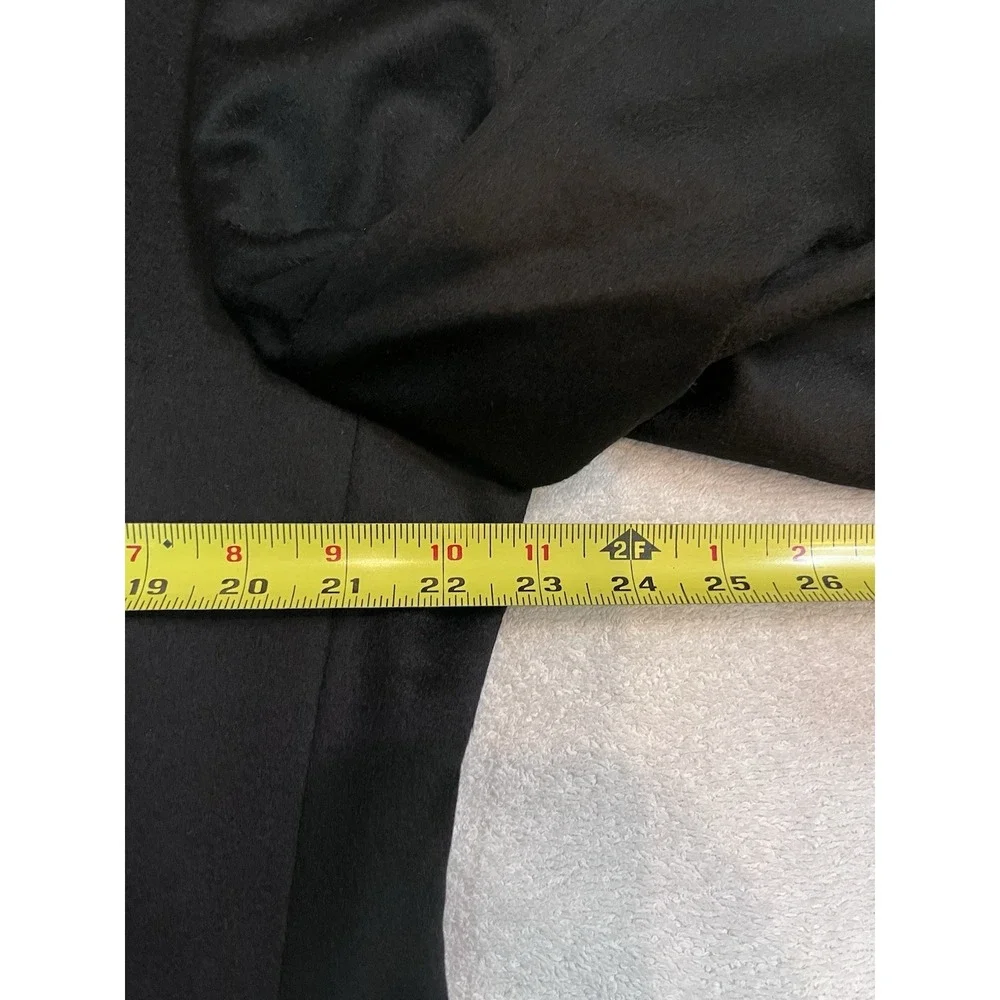 Calvin Klein‎ Mens 44L Onyx Black 100% Cashmere Blazer Sport Coat 2 Button